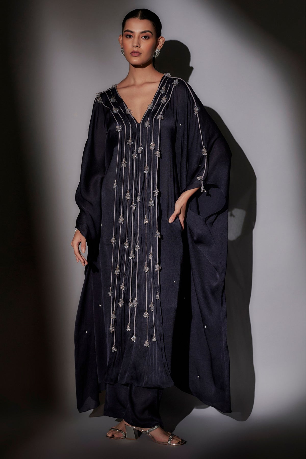 Navy Blue Dori Kaftan Set