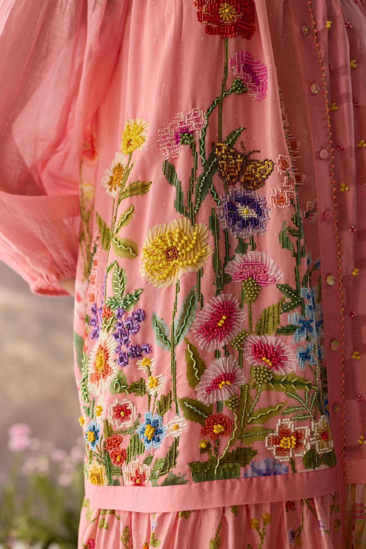 Rose Printed Dress