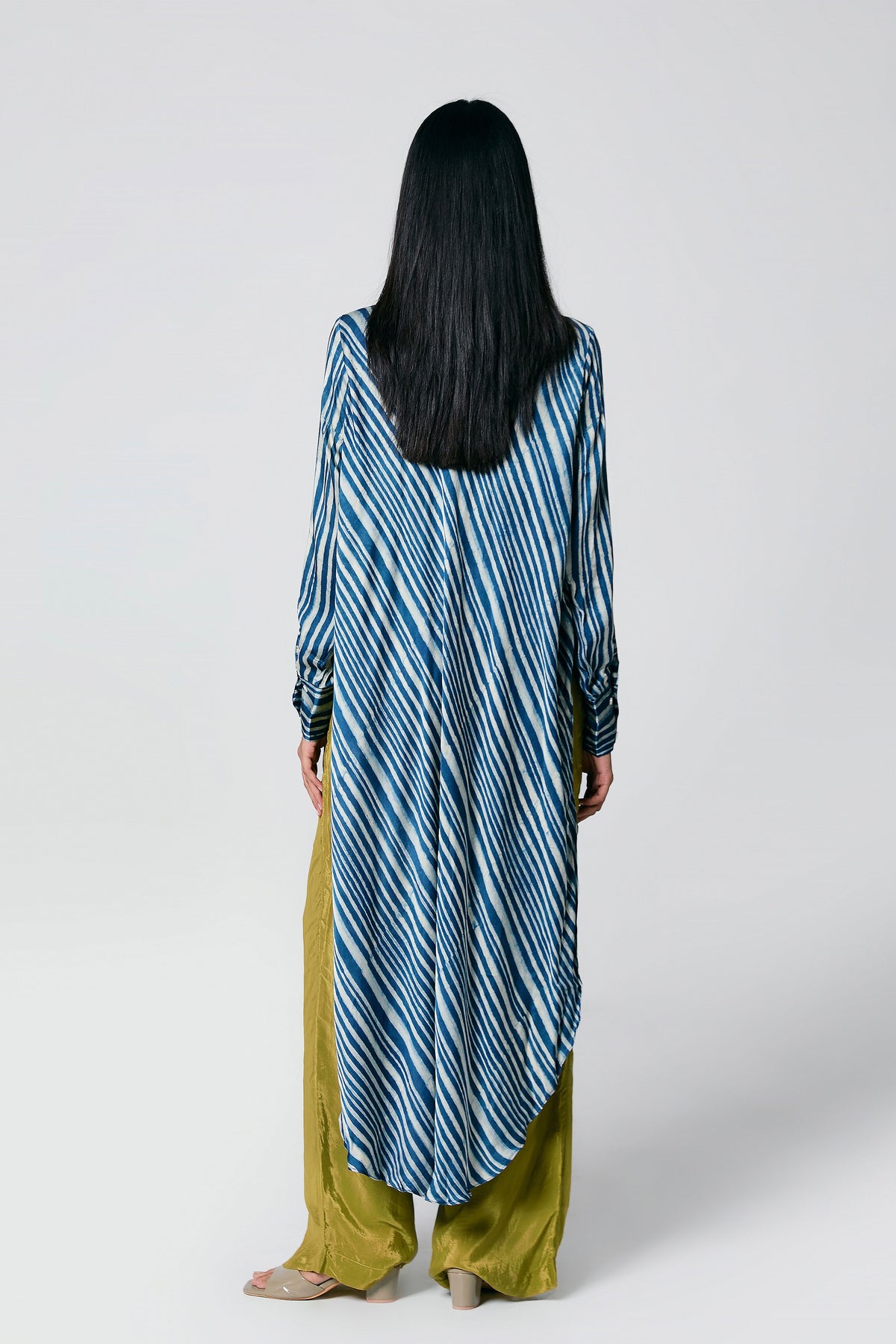 Blue Asymmetrical Co-ord Set