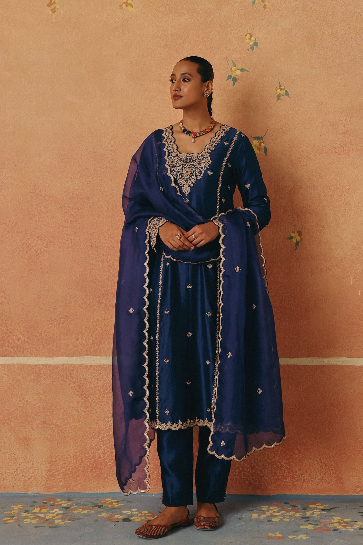Neelam Nazakat Kurta Set