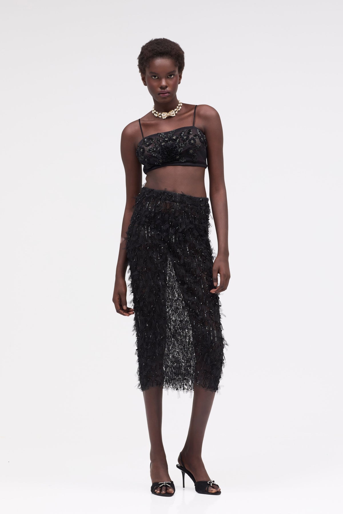 Evienne Black Skirt