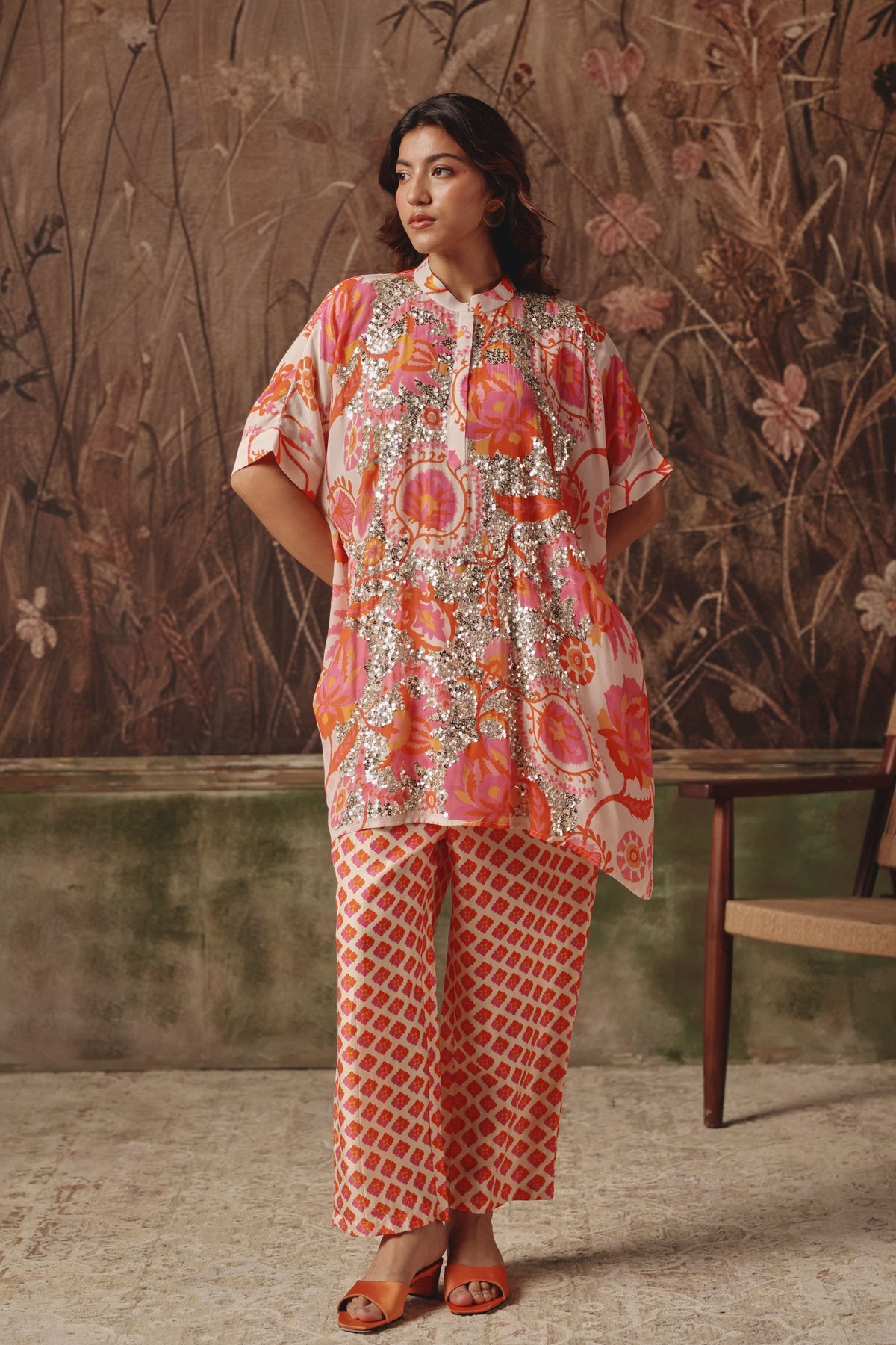 Rosette Mosaic Tunic Set