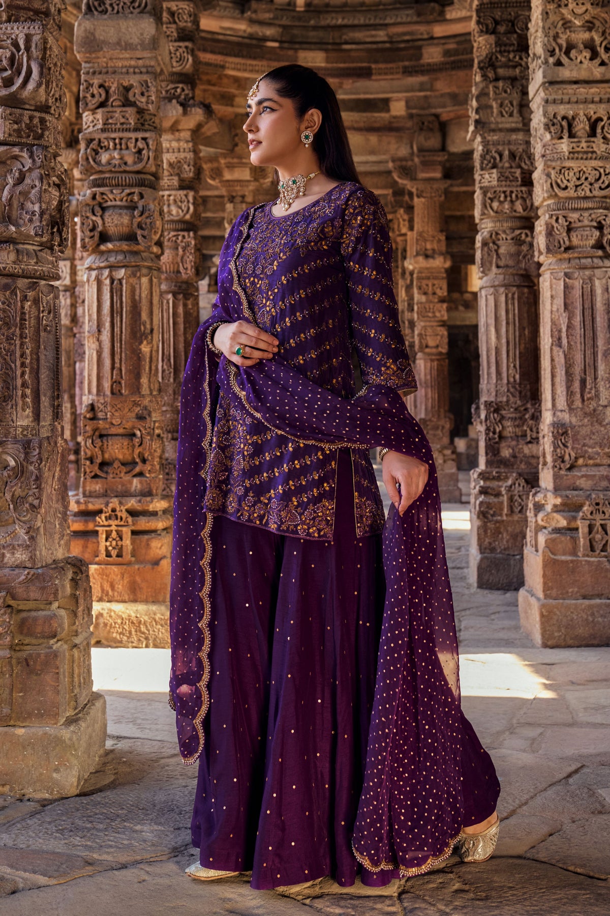 Naqsh Gharara Set