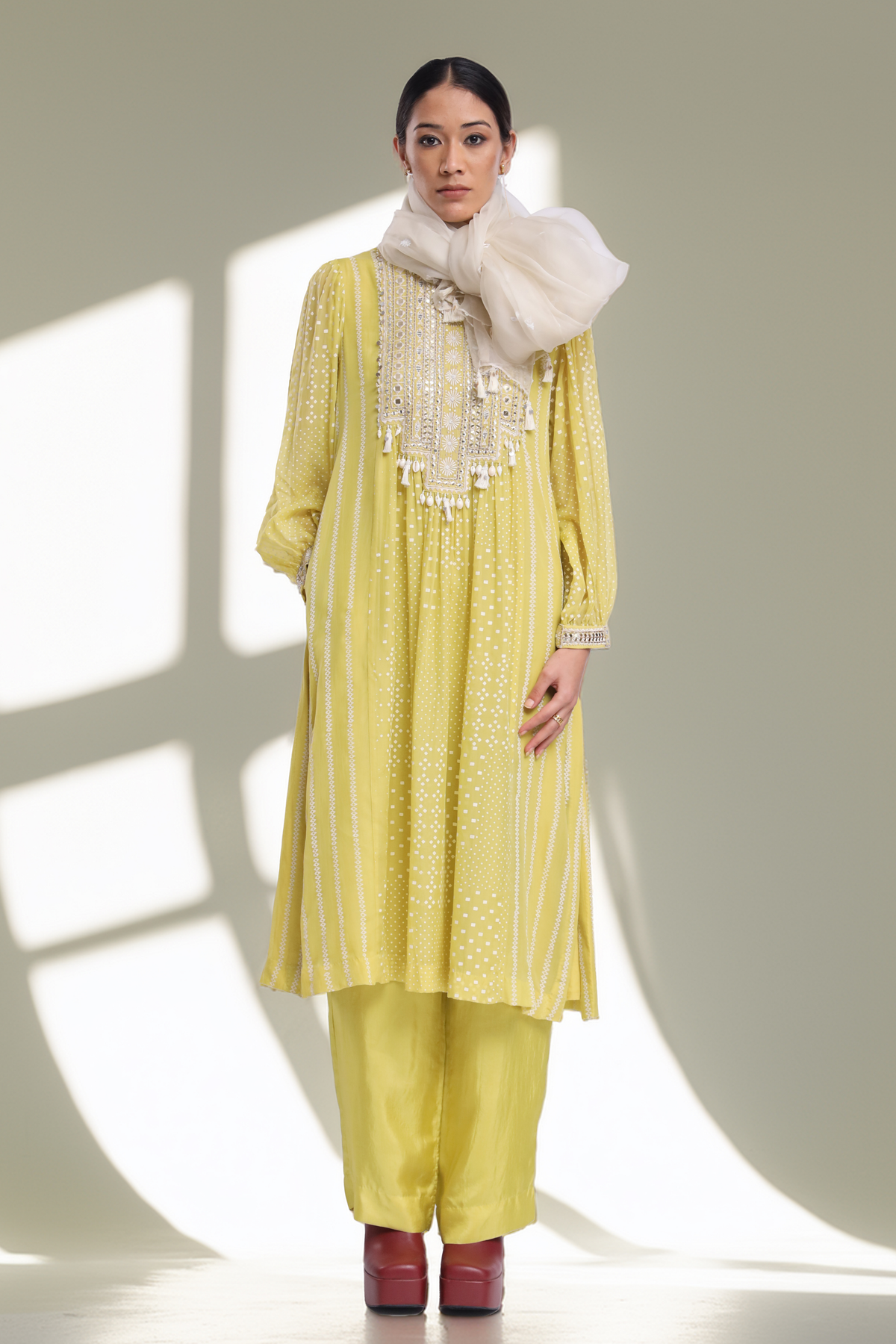 Lime Green Bahar Set