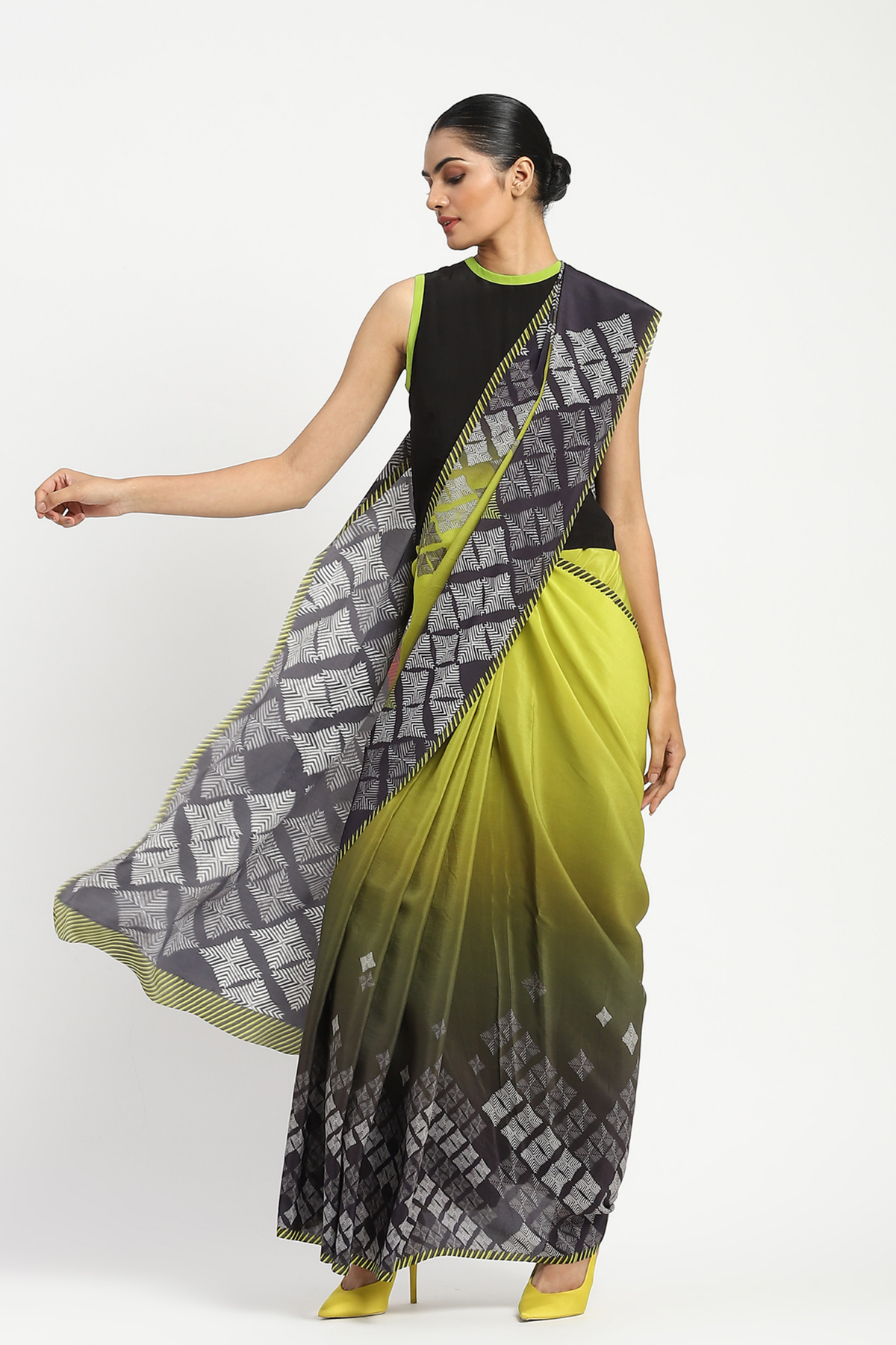 Still Seeking Printed Saree