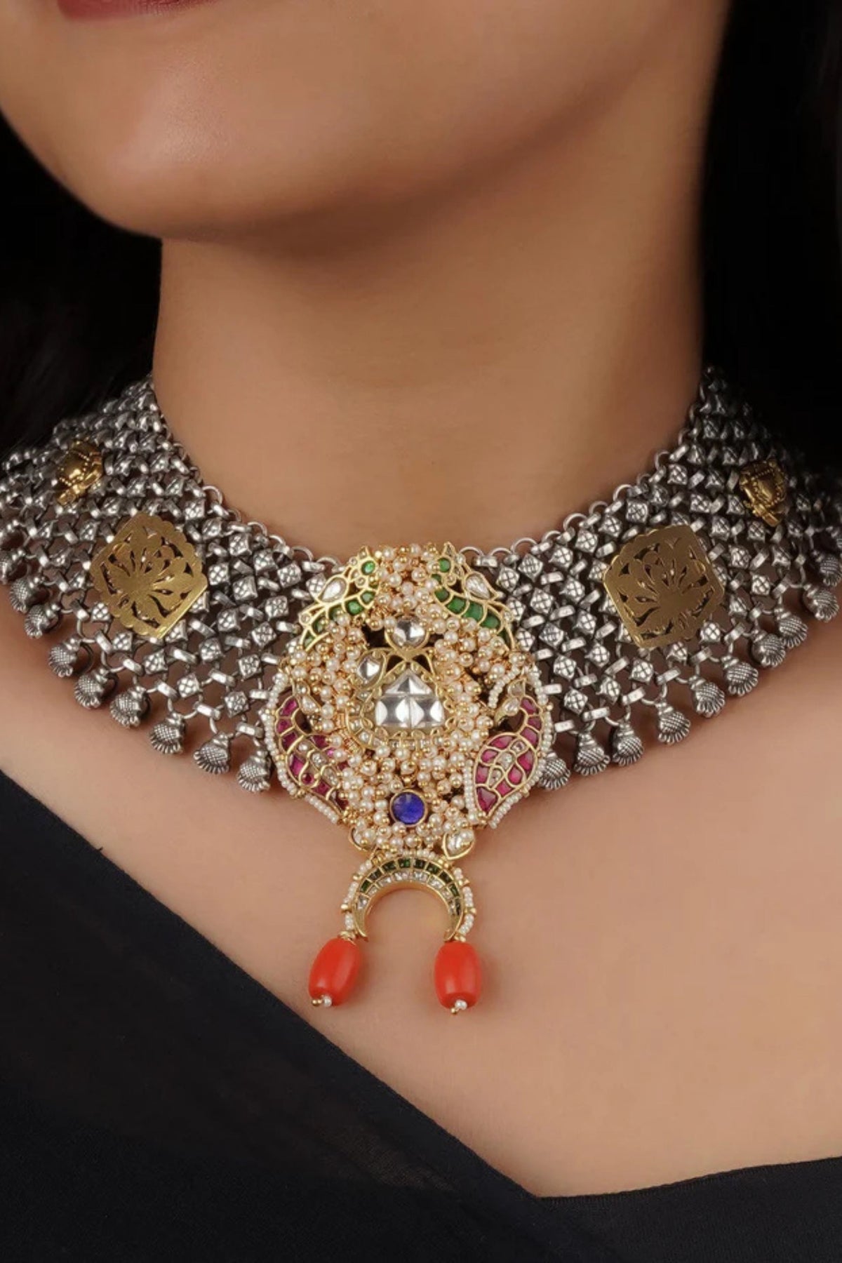 Multicolor Tribal Necklace