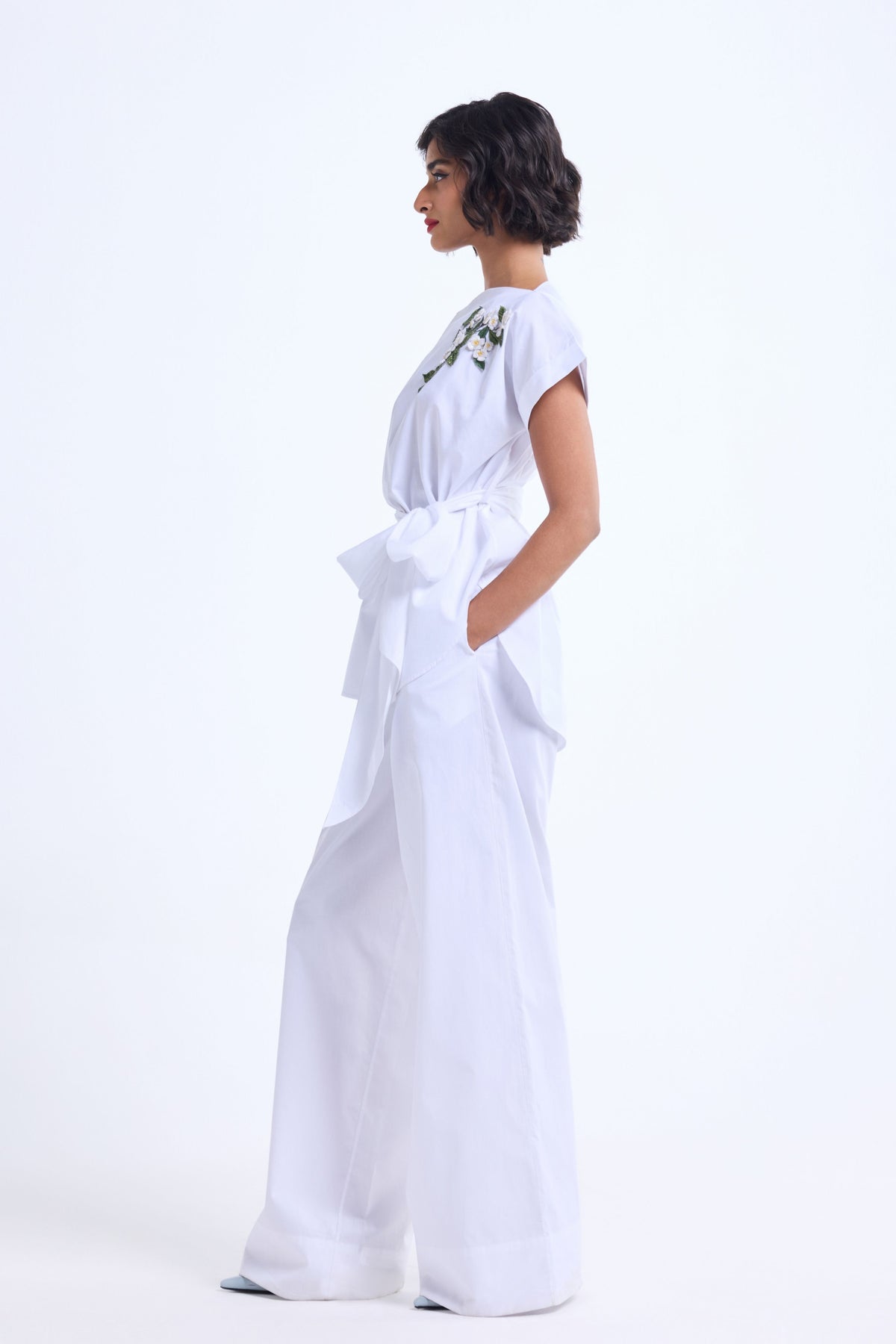Boat Neck Top With Pants