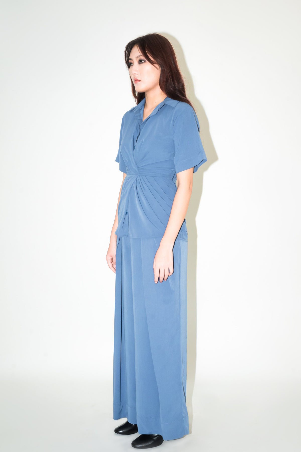 Isla Draped Azure Top