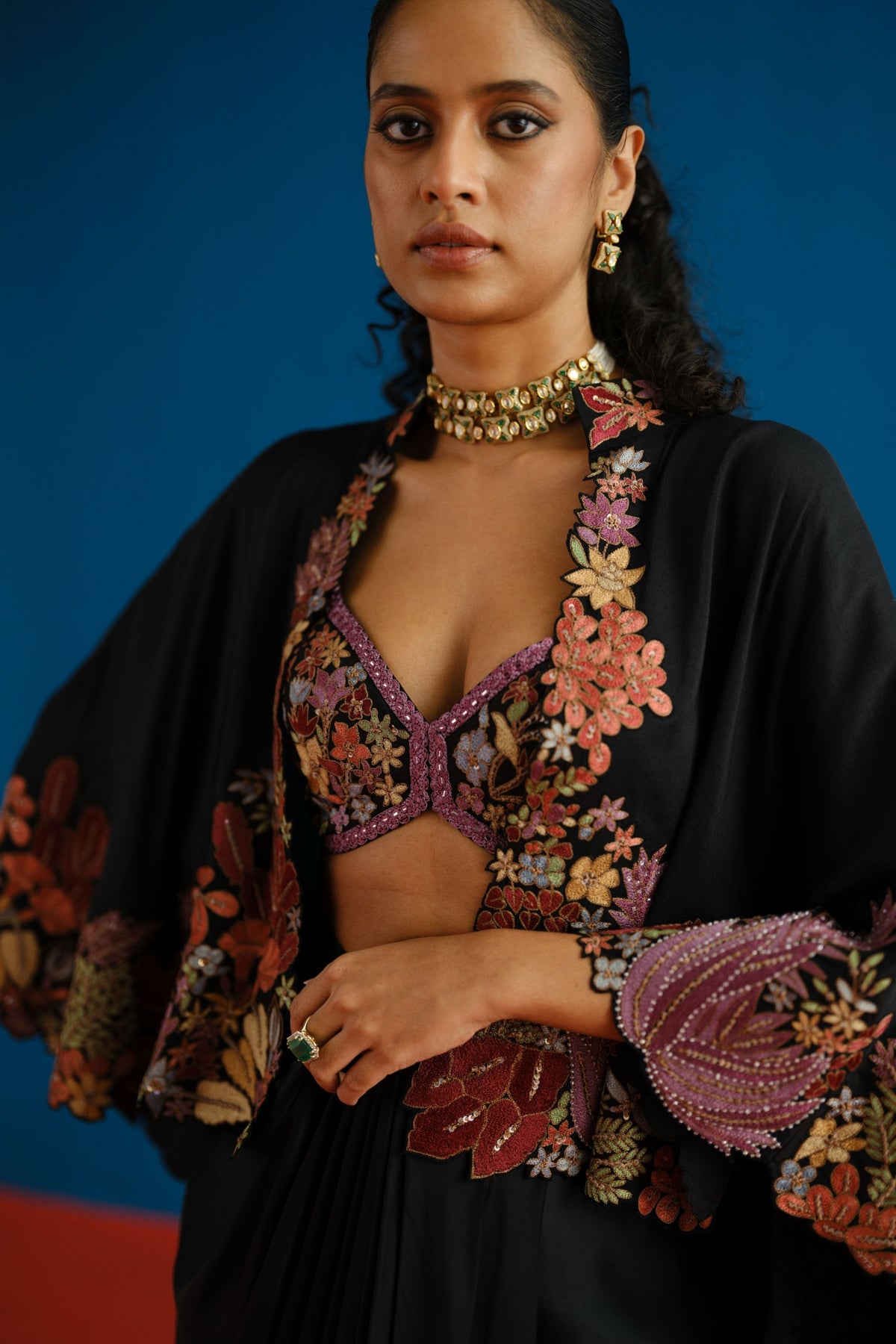 Black Marielle Skirt Set