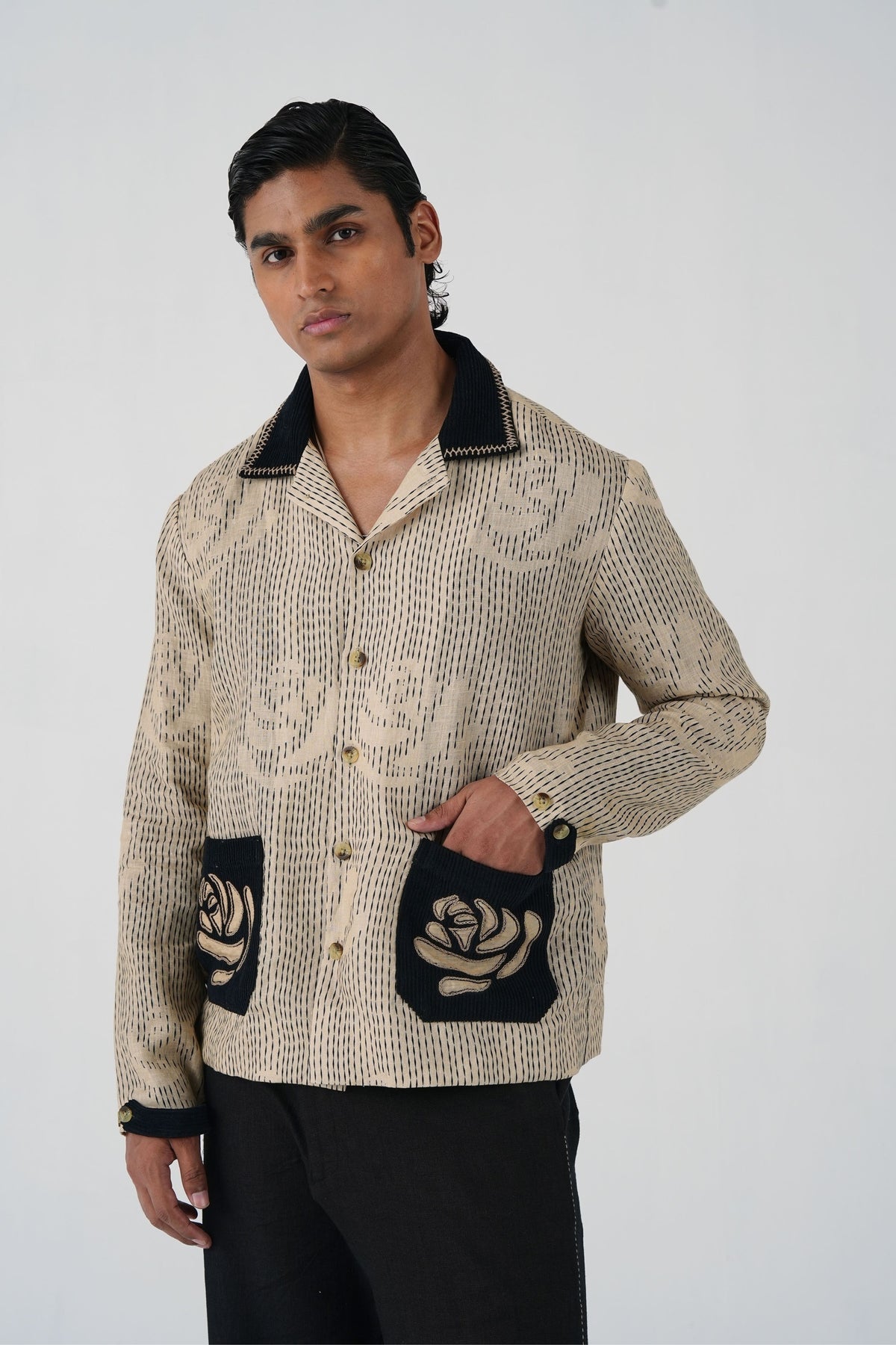 Beige Archive Jacket