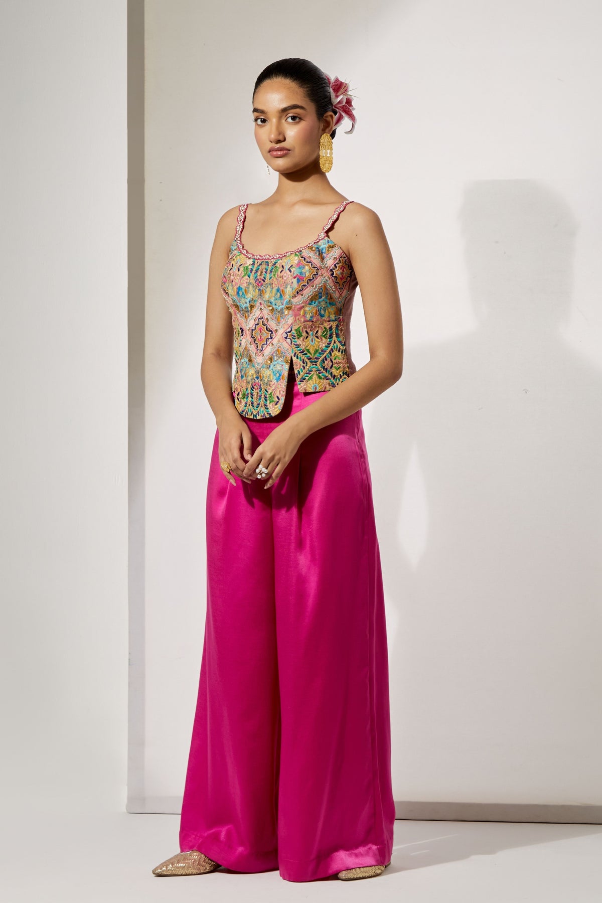 Fuchsia Palazzo Pants