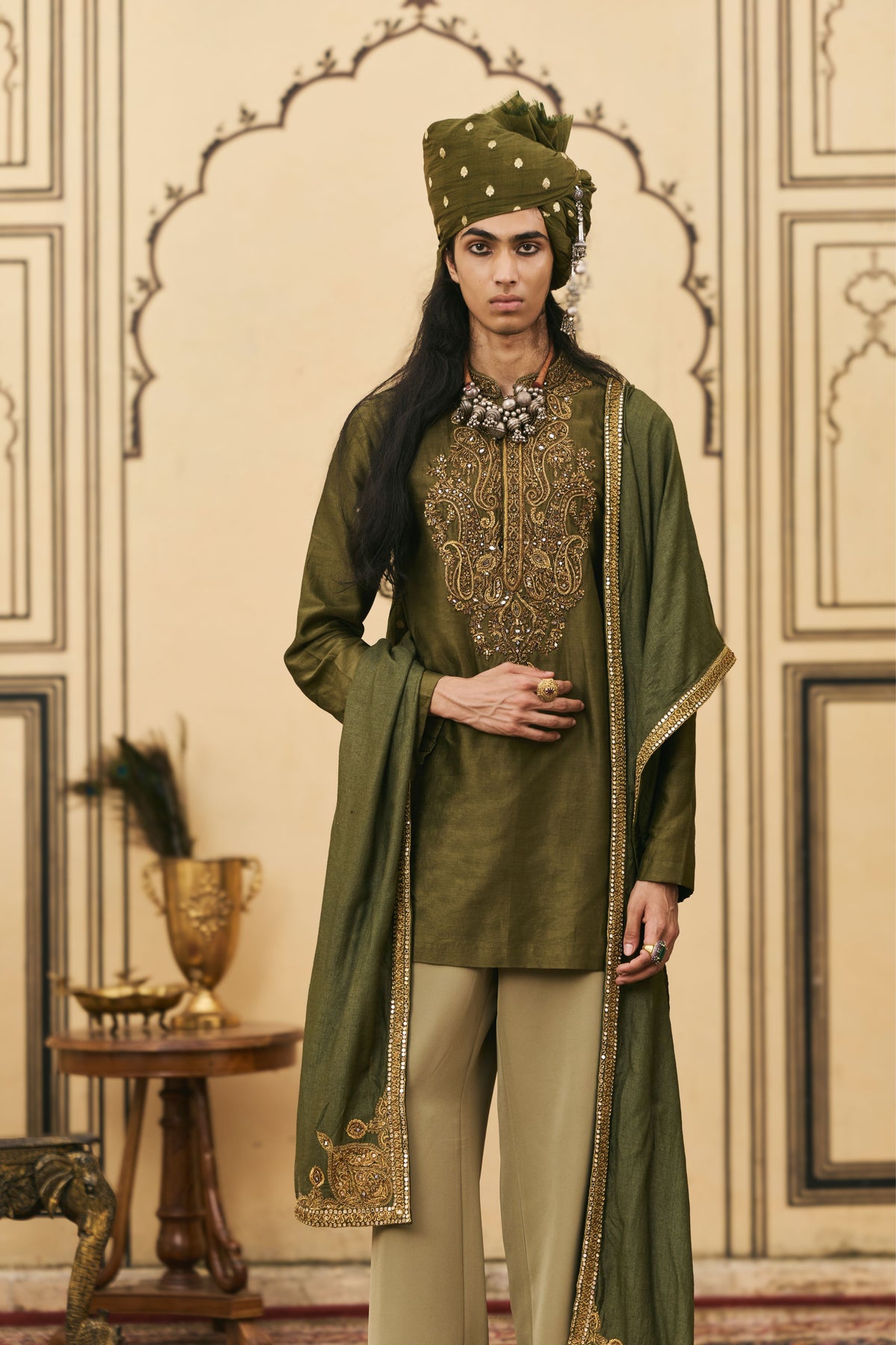 Sabz Kurta Set