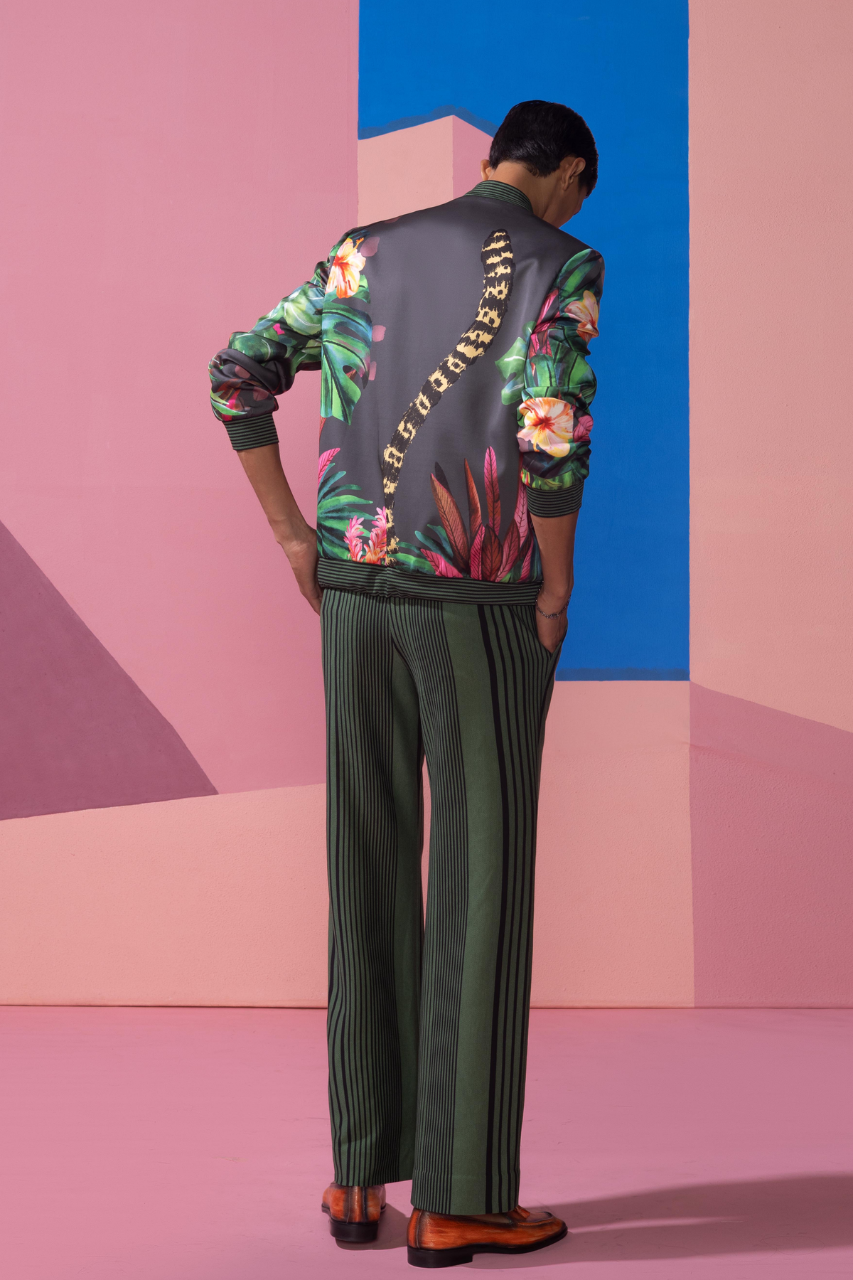 Feral Flora Charcoal Jacket