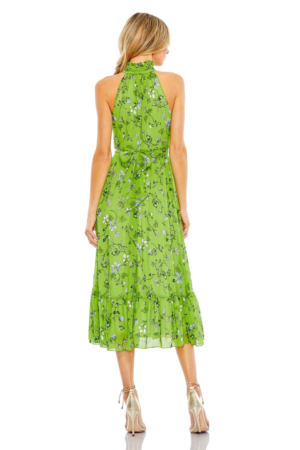 Fully Lined Halter Neckline Dress