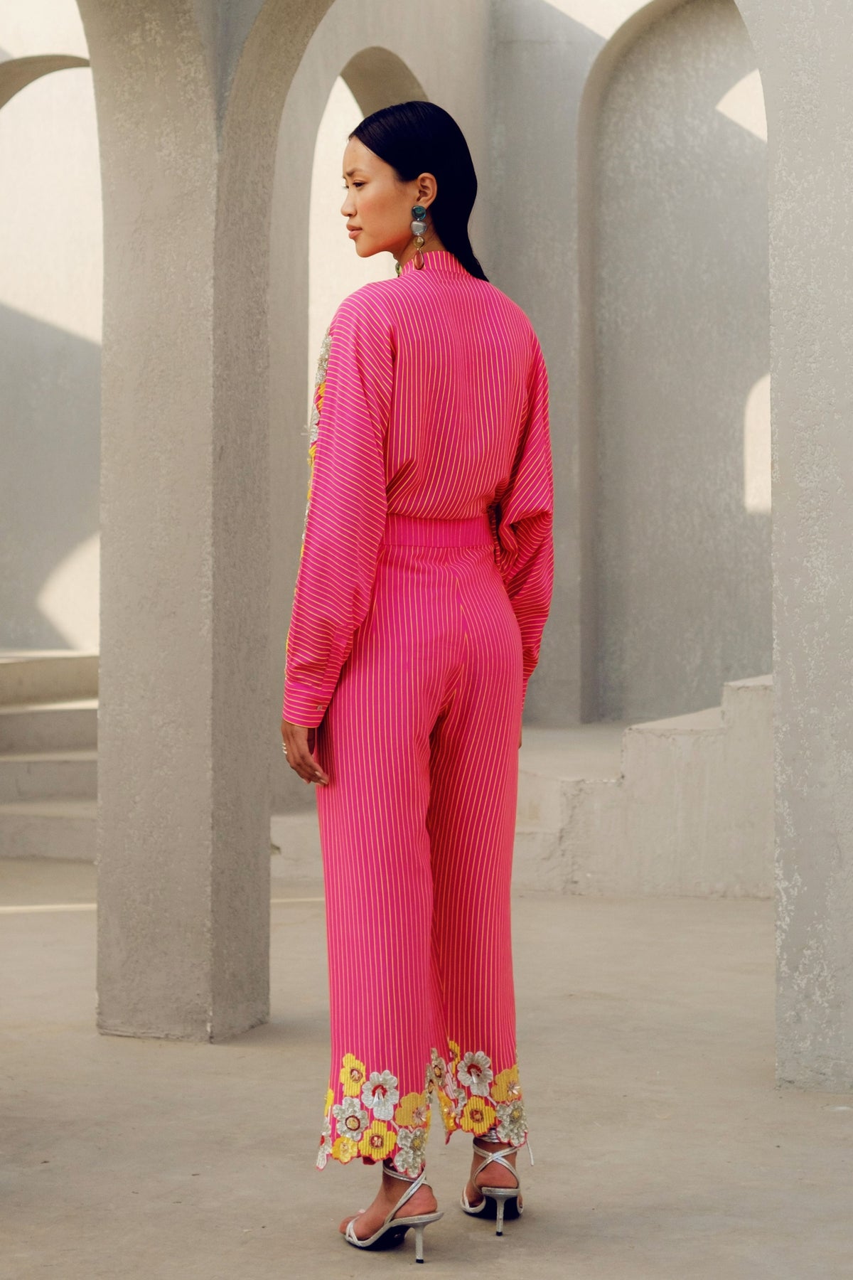 Pink Stripe Pants