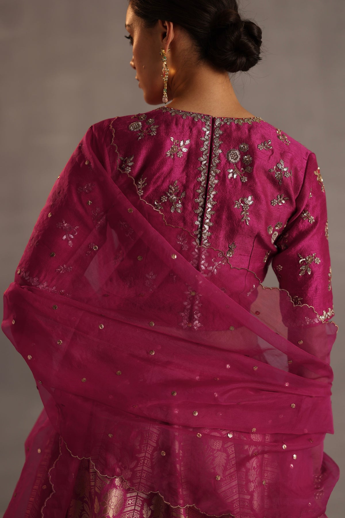 Malhar Magenta Lehenga