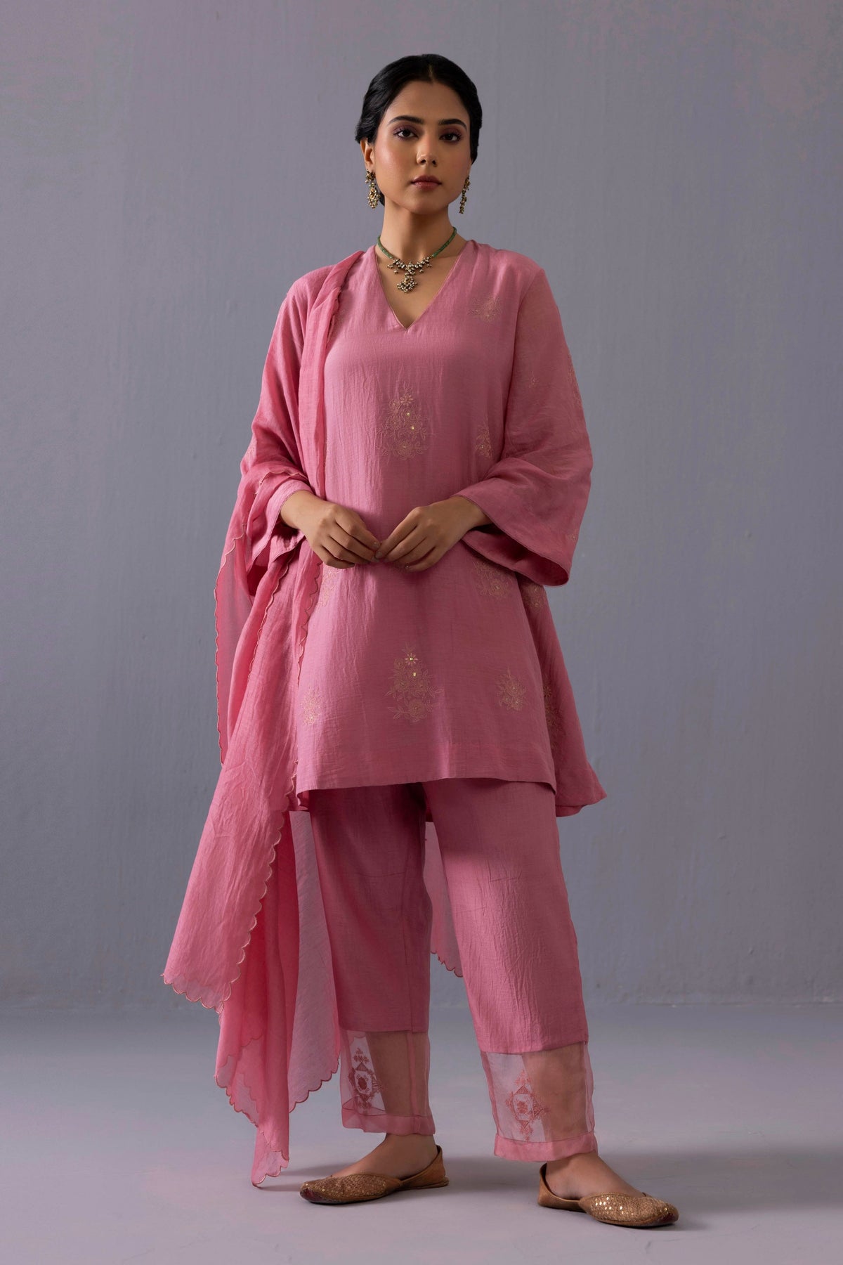 Aditi Pink Kurta Set