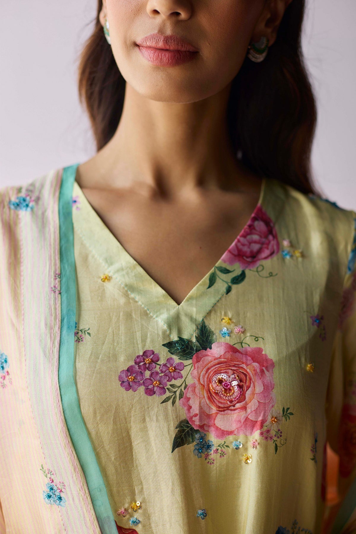 Kindred Petals Yellow Kurta and Pants