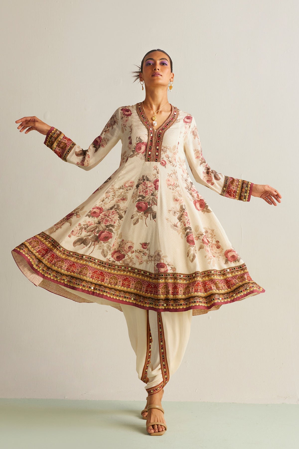 Ruhi Short Anarkali Set