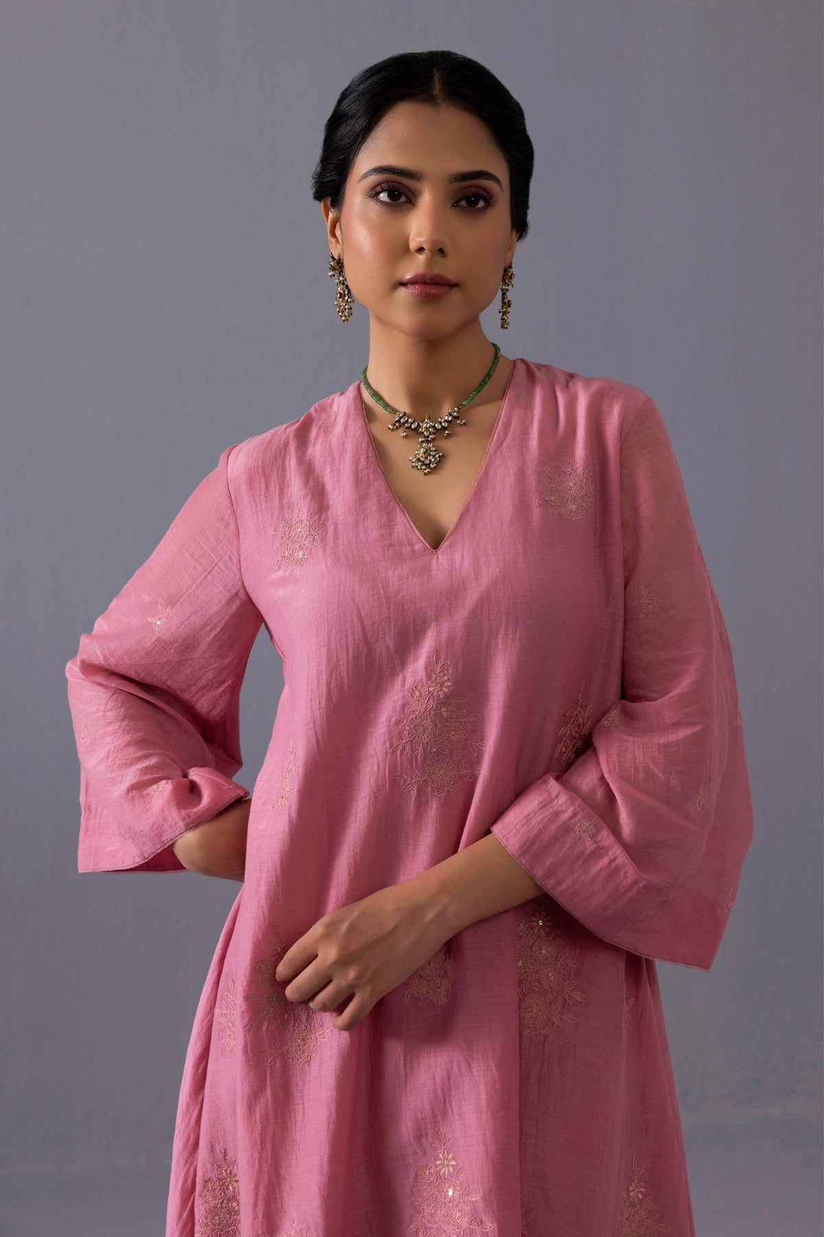 Aditi Pink Kurta Set