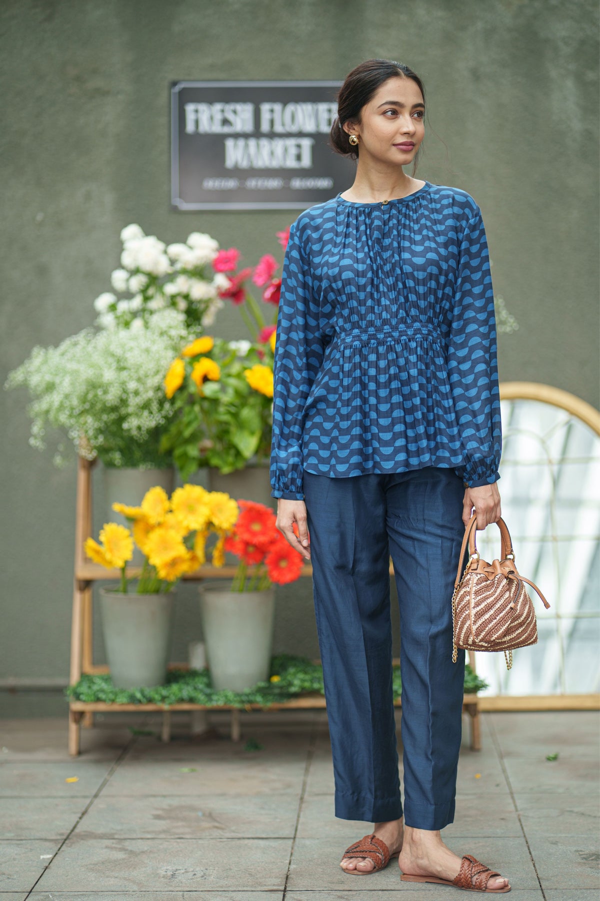 Gather Blue Wave Co-ord Set