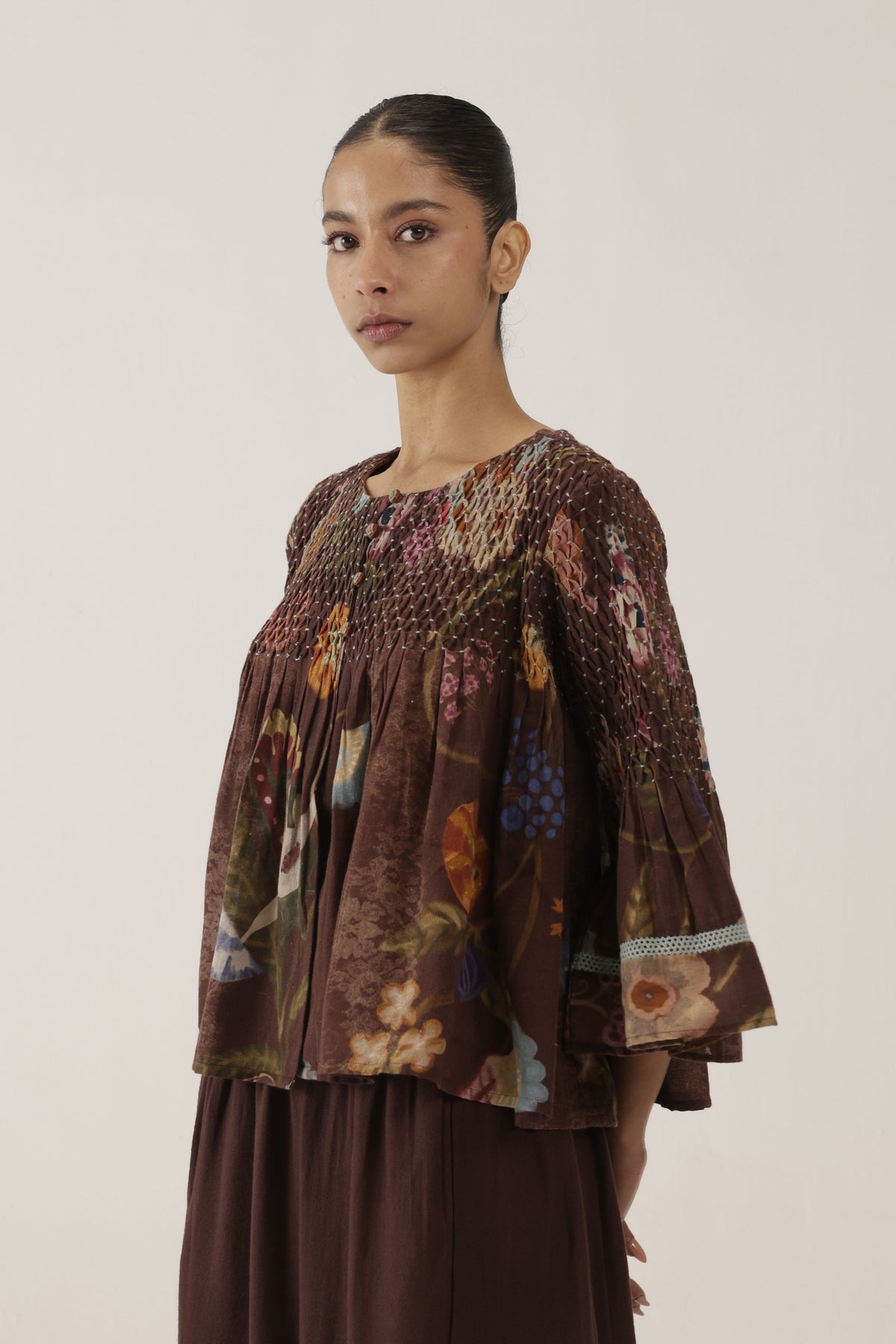 Louie Brown Top
