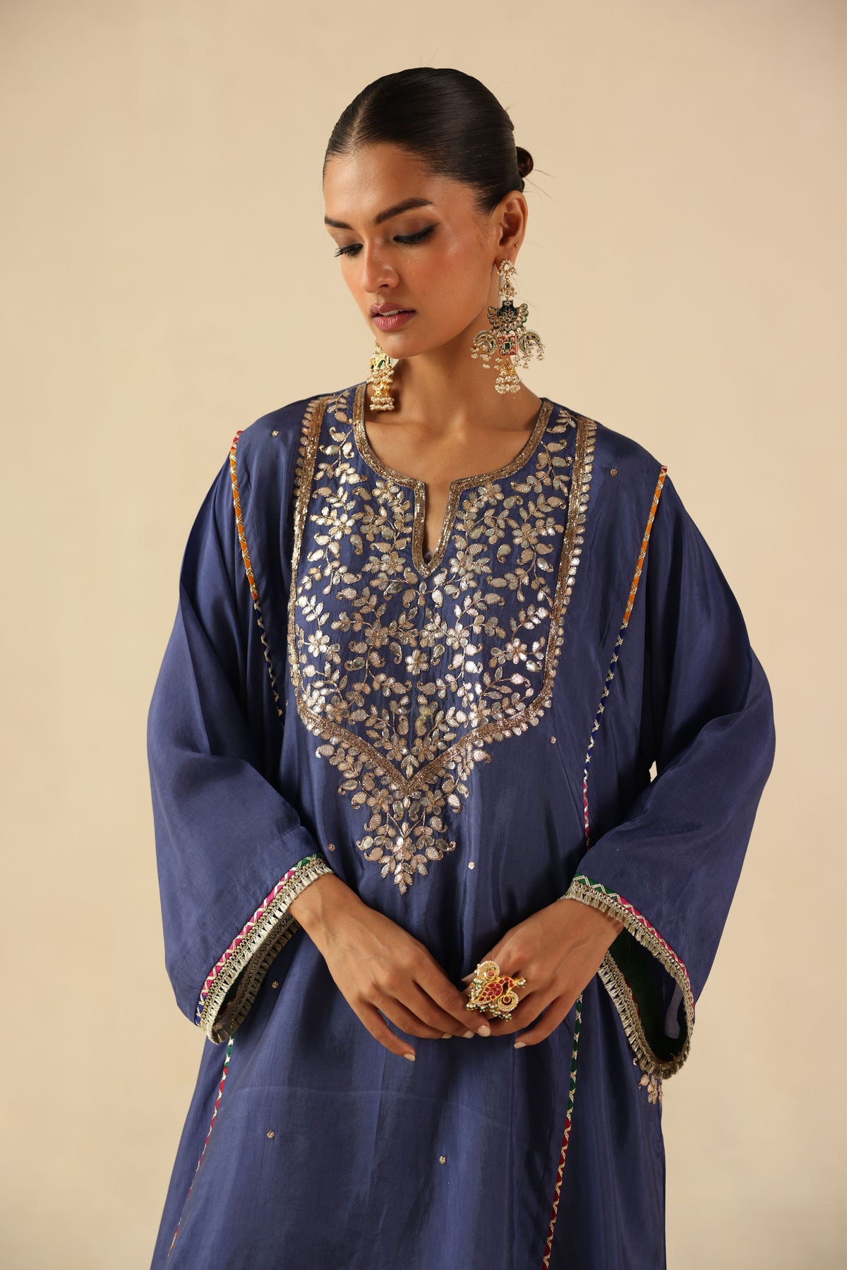 Ink Blue Parizad Kurta Set
