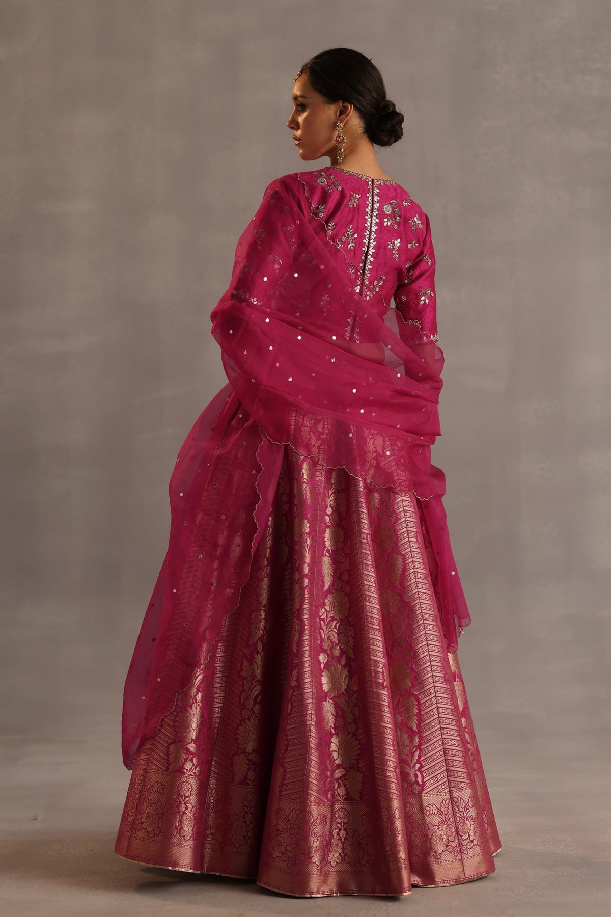 Malhar Magenta Lehenga