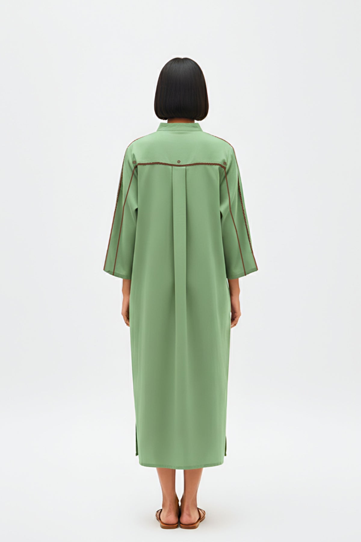 Asparagus Green Stripe Dress