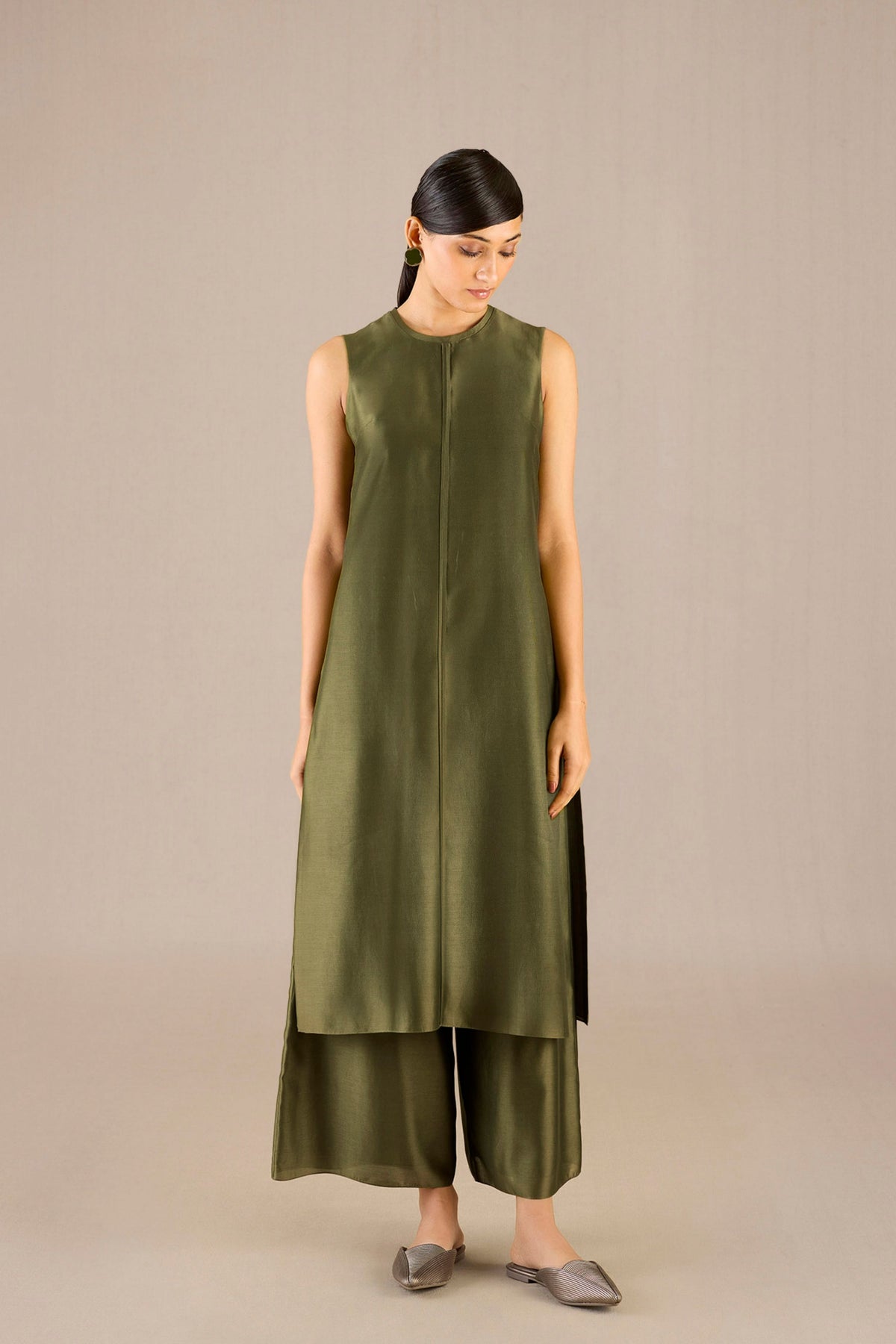 Ilana Olive Tunic Set