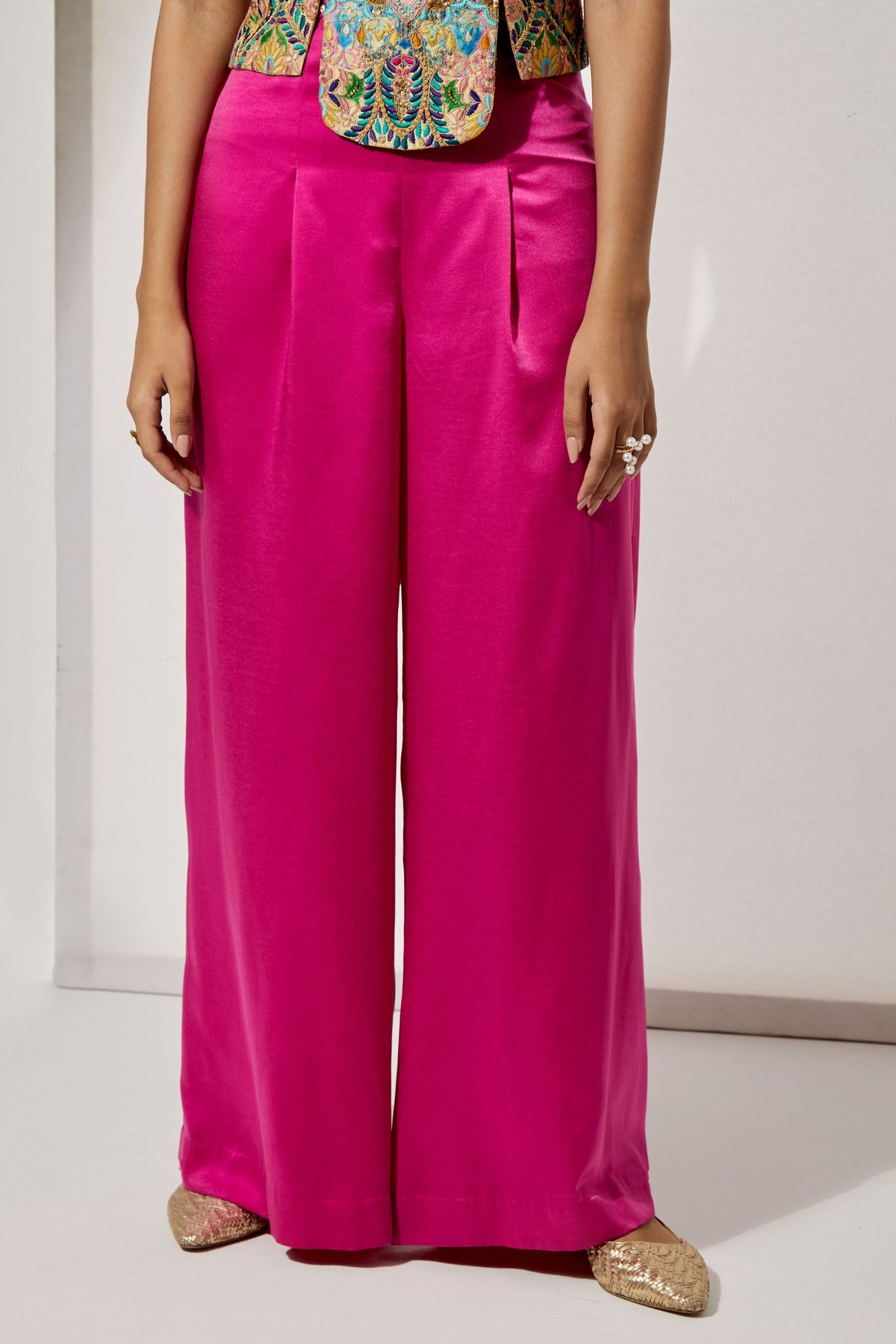 Fuchsia Sharara Set