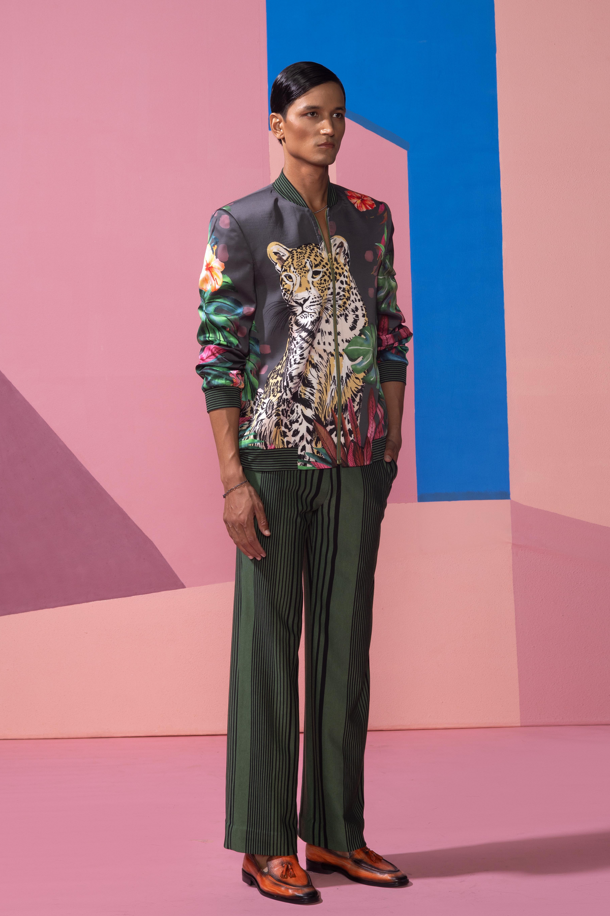 Feral Flora Charcoal Jacket