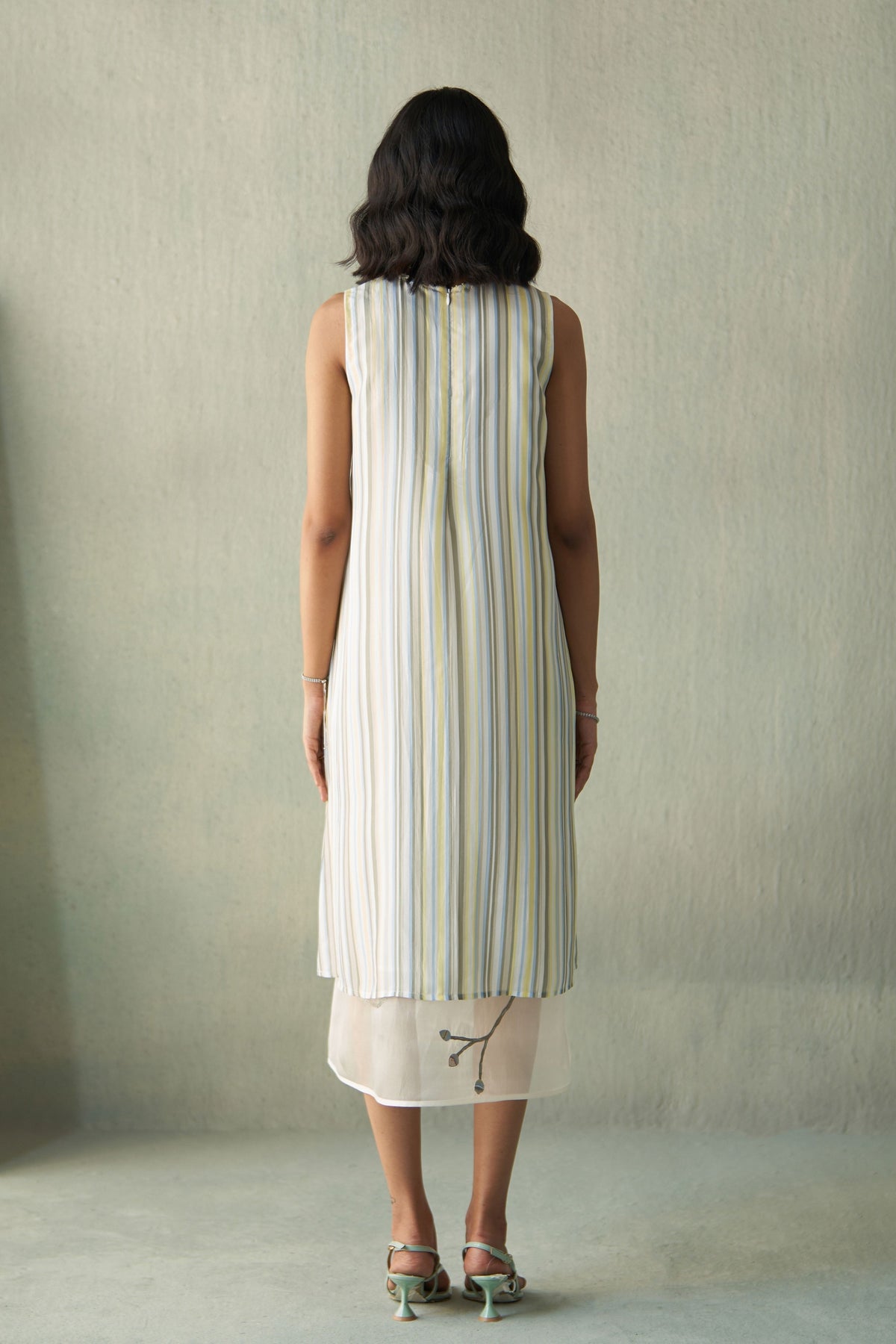 Sunrise Sky Silk Dress