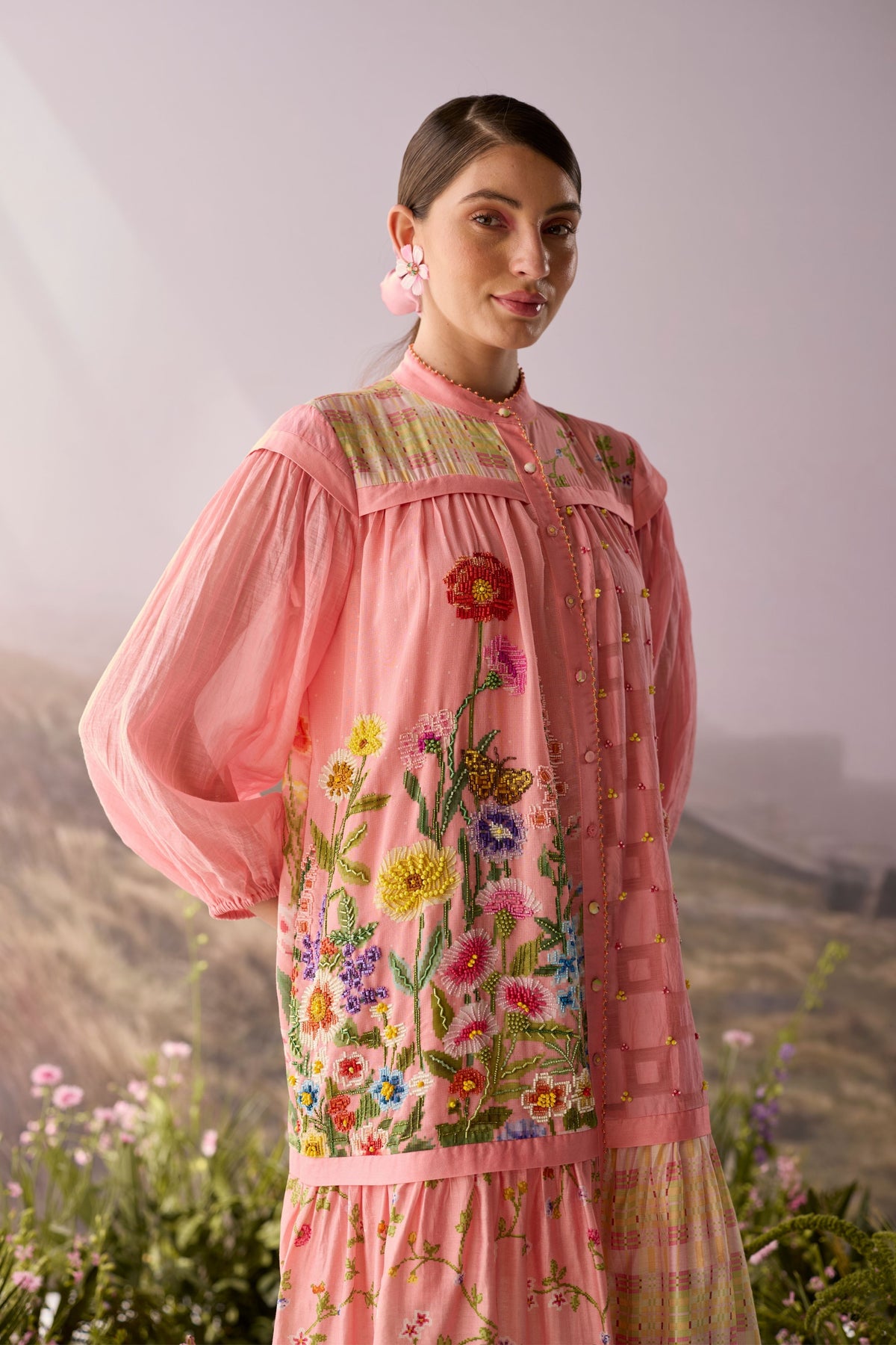 Rose Printed Dress