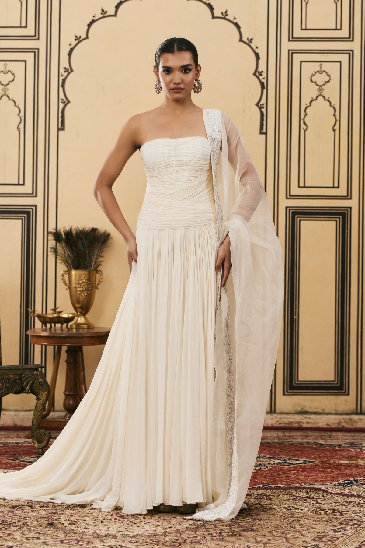 Sheer Gown Set