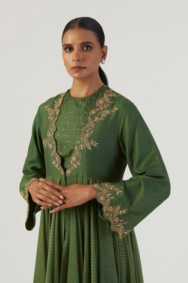 Lajjoo C - Era Green Anarkali - Elahe