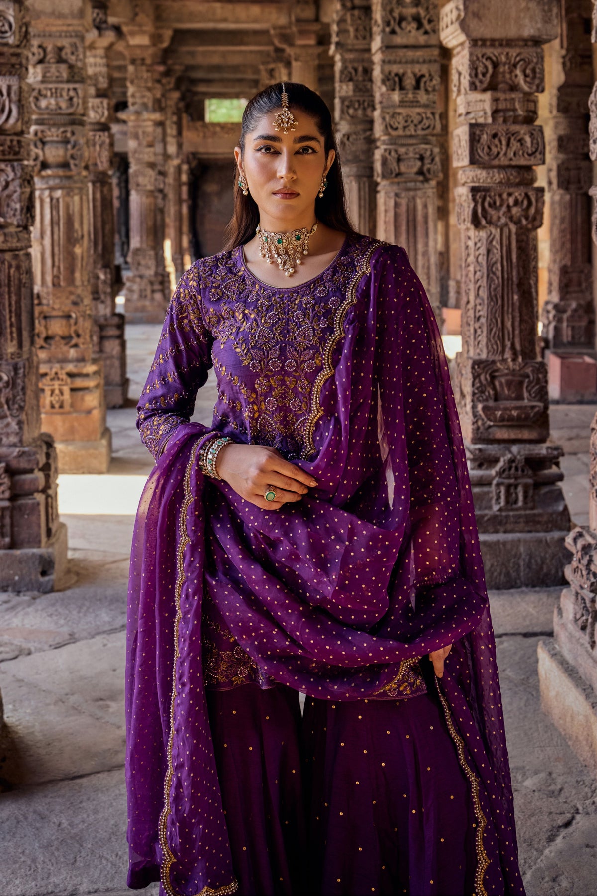 Naqsh Gharara Set