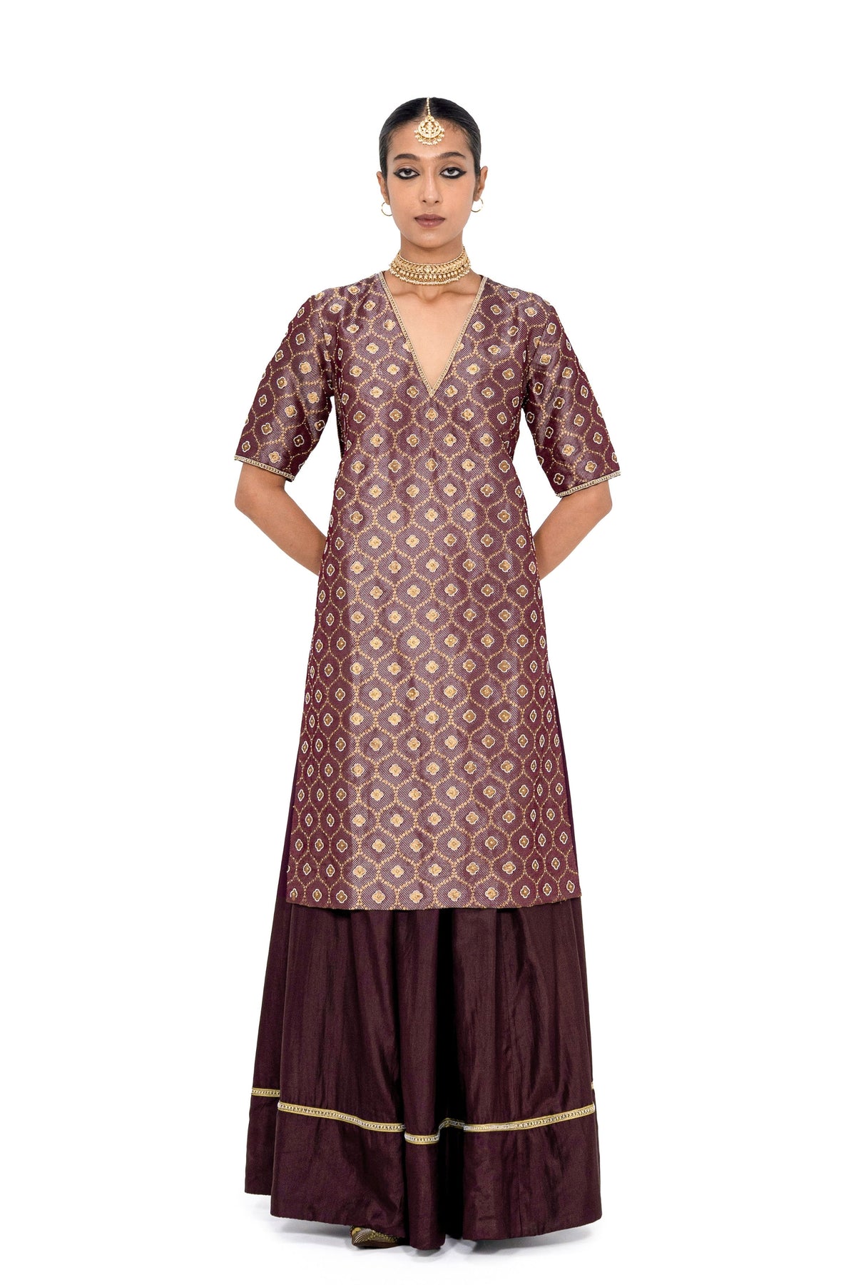 Ajnod Umari Kurta And Lehenga