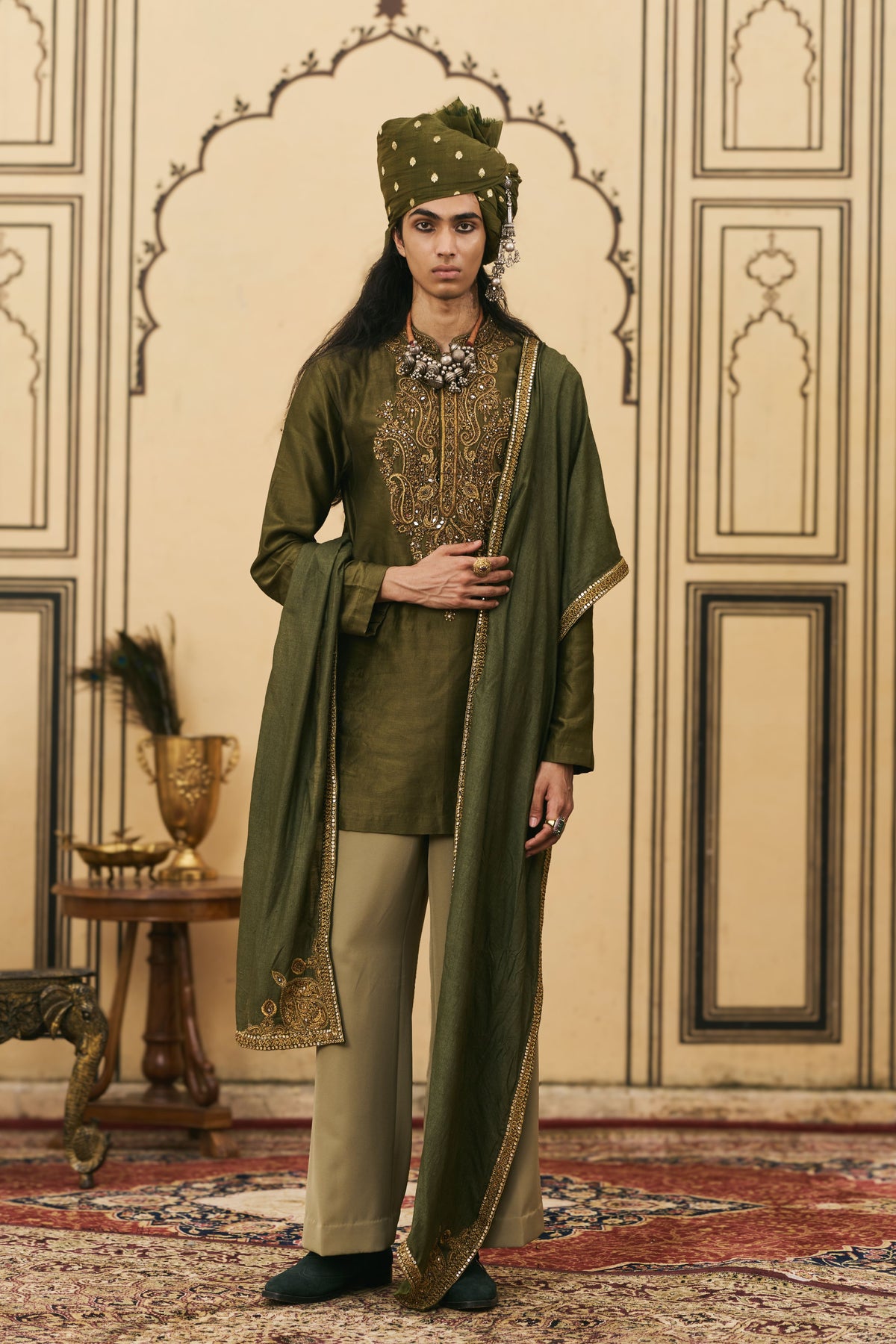 Sabz Kurta Set