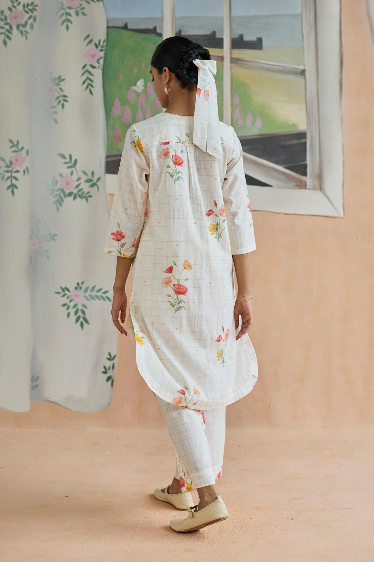 Poppy Long Kurta Set