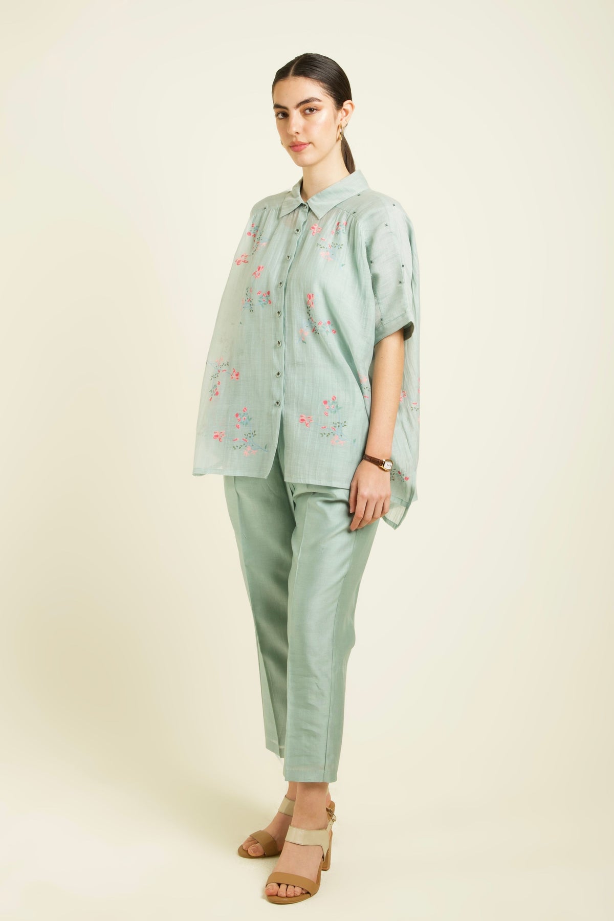 Mint Half Sleeve Co-ord Set