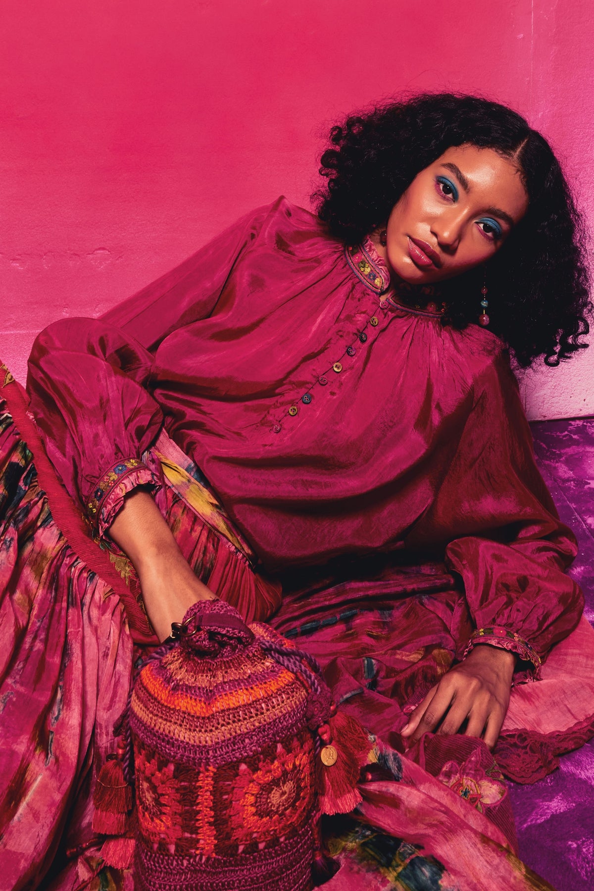 Fuschia Amala Skirt