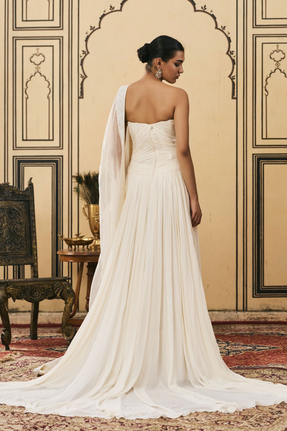 Sheer Gown Set
