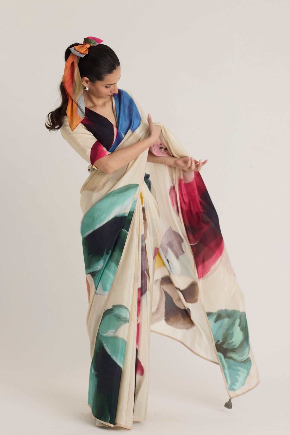 Lila Silk Saree