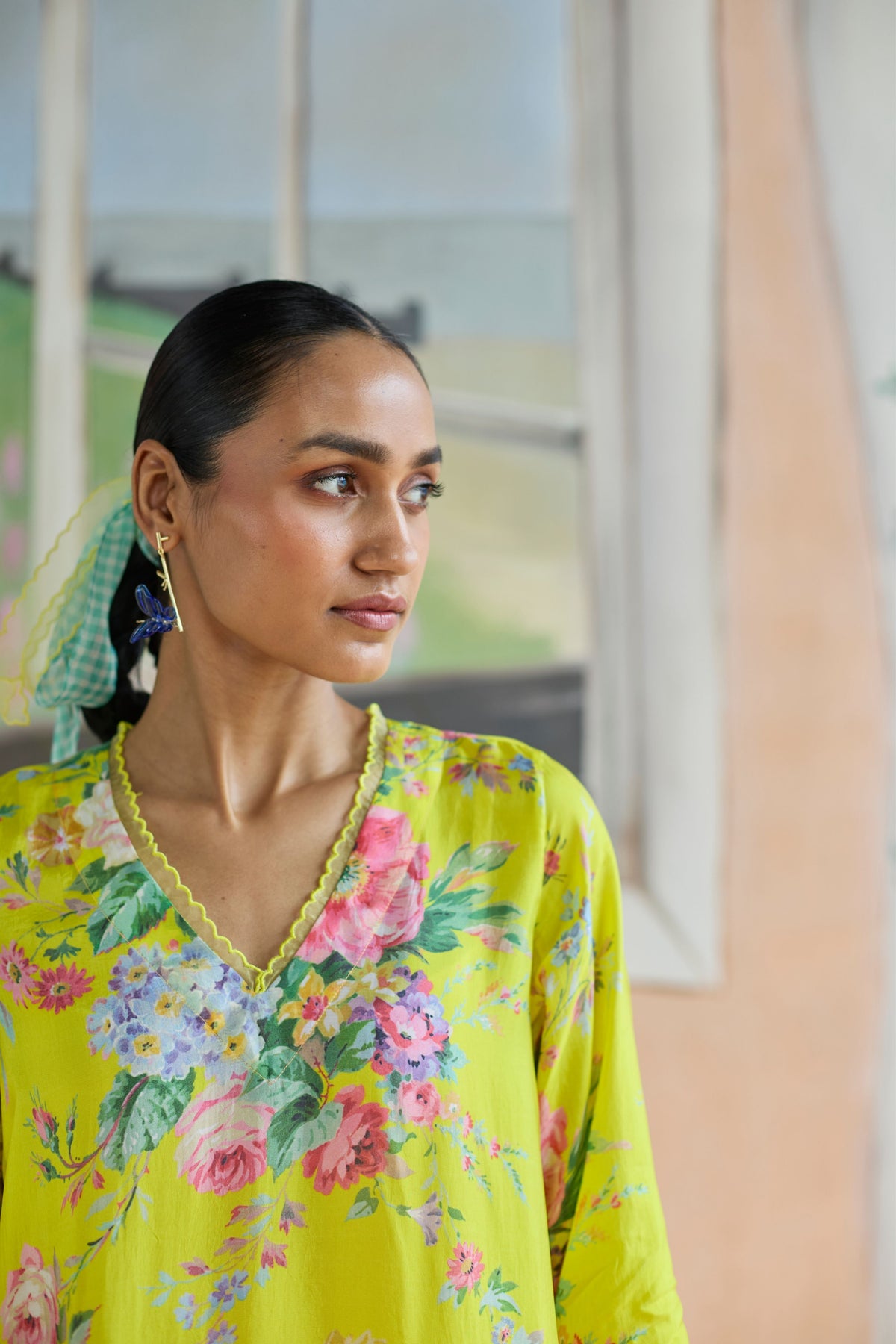 Citrus Long Kurta Set