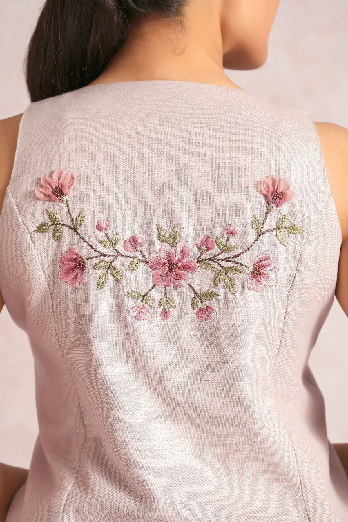 Blush Mauve Waist Coat