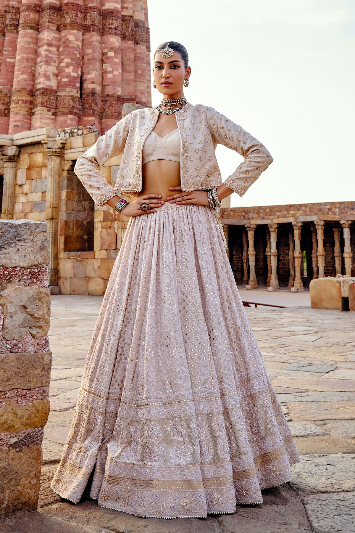 Afrin Lehenga Set