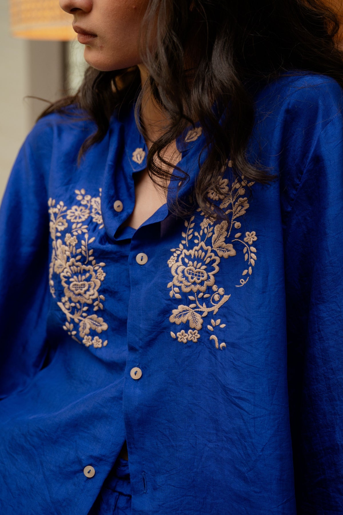 Ink Blue Sara Shirt
