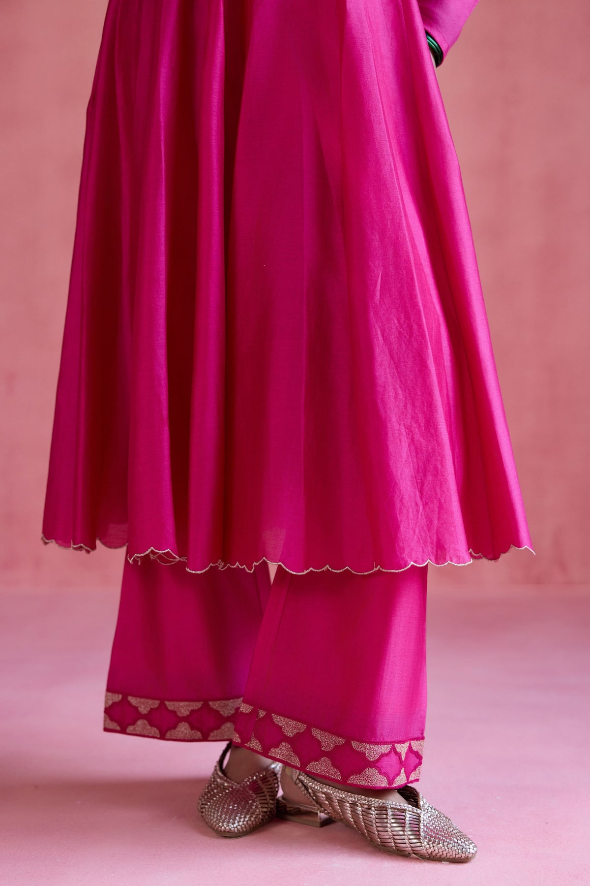 Gul Fuchsia Anarkali Set