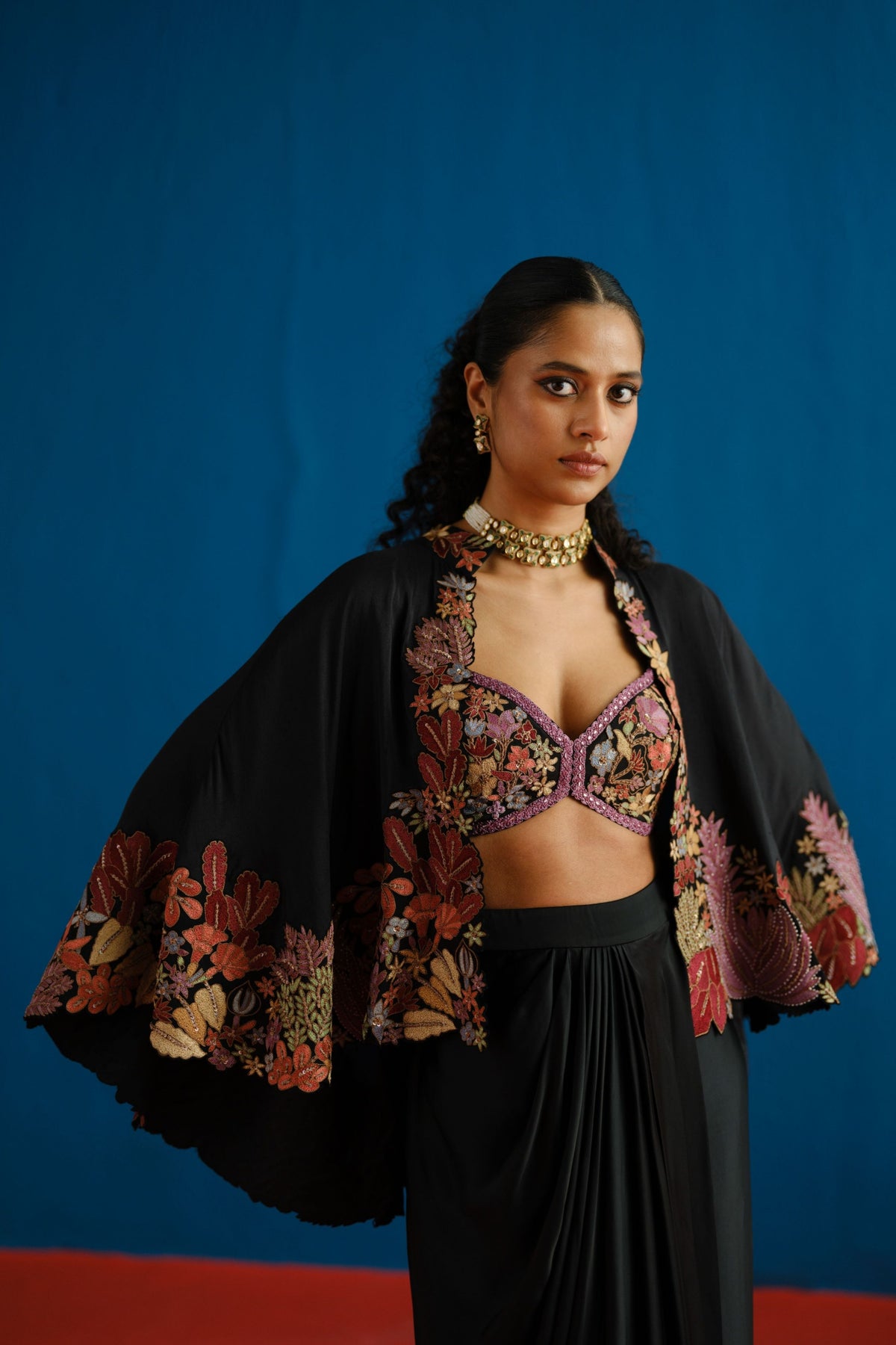 Black Marielle Skirt Set